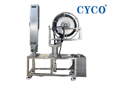 反应釜卷盘式固定清洗设备